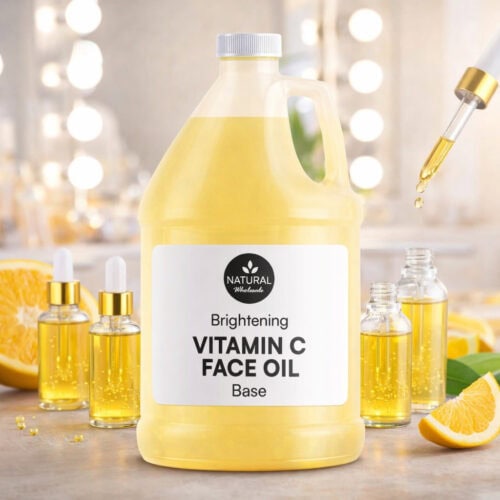 vitamin c face oil with background