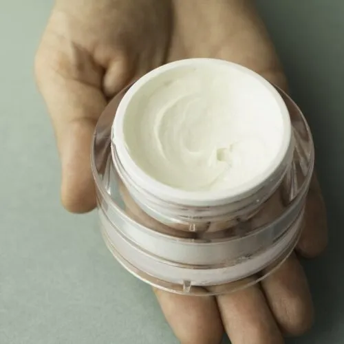 deodorant paste in jar
