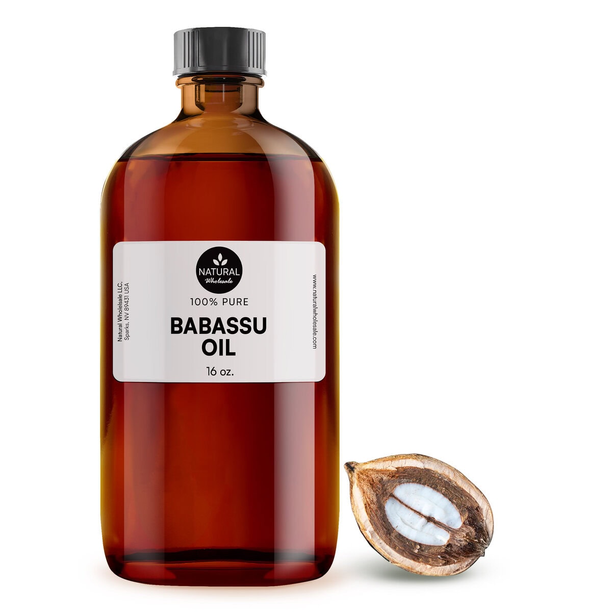 Olio Di Babassu Biologico Rafinato – 500g, Vettore 100% Puro, Per Pelle E Capelli, Idratante, Vitamina E