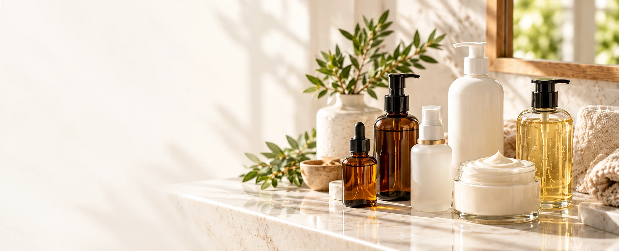 Sunlit Minimalist Skincare Still Life_result