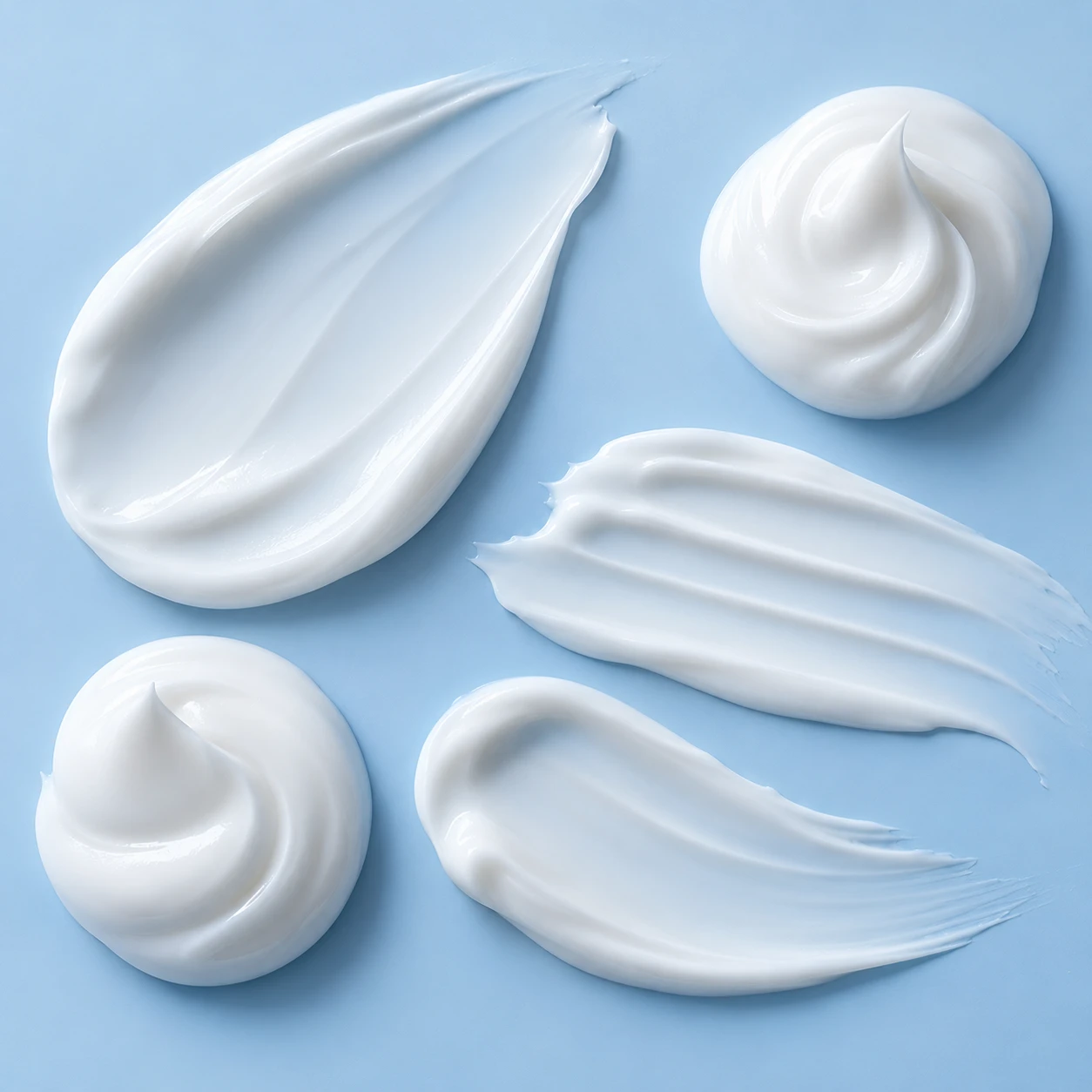 Lotion and cream texture
