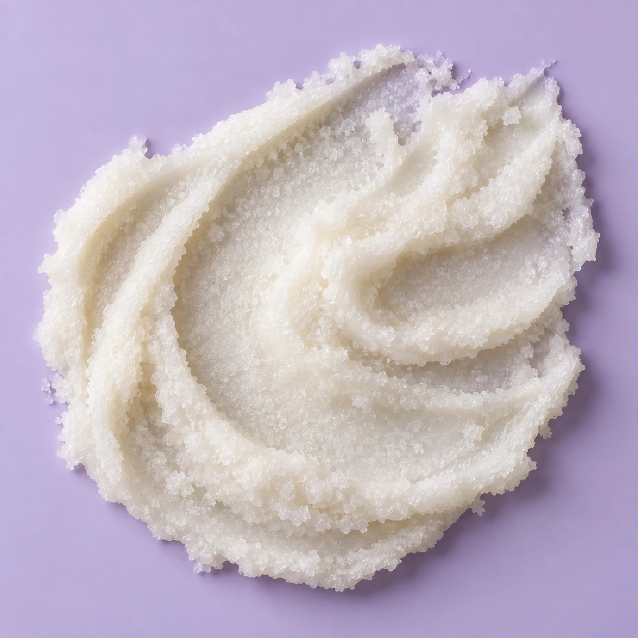 White sugar scrub texture